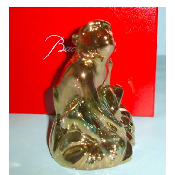 Baccarat　Monkey　gold Baccarat Zodiac Monkey in Gold